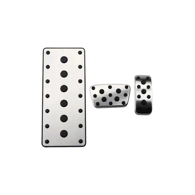 JUEGO DE 3 PIEZAS DE CUBIERTA DE PEDAL DE FRENO DE GAS REPOSAPIÉS DE ACERO PARA LEXUS RX350 RX450H 2010-2015 Foto 1 de 4