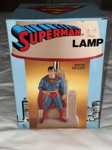 Superman Metropolis Lampe mit Schirm Style 6B3285 * originalverpackt nie benutzt 1987 - Bild 1 von 13