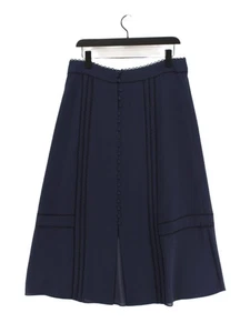 Ted Baker Women's Maxi Skirt UK 14 Blue 100% Polyester Long Maxi - Picture 1 of 5