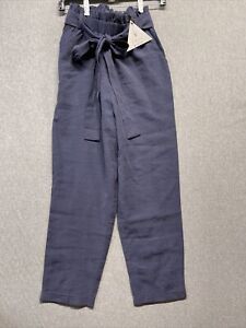 ANTHROPOLOGIE LOST + WANDER High Waist Tie Boho Paper Bag Pants XS