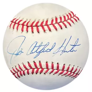 Jim Catfish Hunter Autographed Baseball (JSA) - Picture 1 of 3