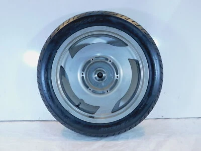 Llanta delantera Honda Shadow 1100 VT1100 VT1100C VT1100C2 Sabre plateada - doblada Foto 1 de 4