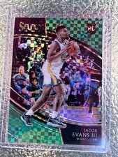 2018-19 Select Jacob Evans III Green Checkerboard RC /5 Warriors #273 NR!