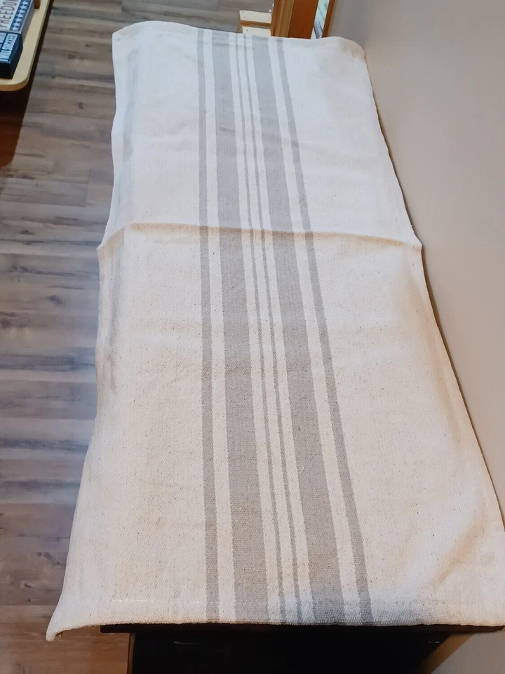 Saco de grano crema y gris corredor corto, Pine Creek, 14"x32", granja, nuevo Foto 1 de 1