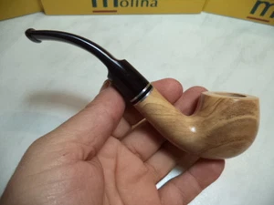 PIPA MOLINA MODELLO A113 EXTRA ULIVO OLIVE PIPE PFEIFE NEW   - Picture 1 of 1