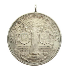 🔥 Halle 1903 Medal Strzelecki Unc Silver Niemcy Niemiecka Saale Państwowa 