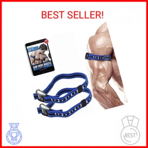 Blood Flow Restriction Bands - 2 Pack for Legs, Booty & Glutes, 3-Inch Wide Stra - Picture 1 of 2