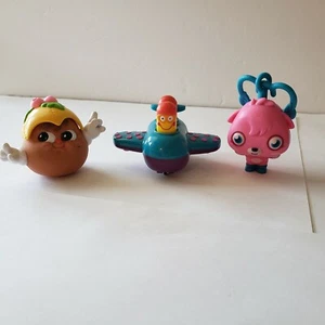Lot of 3 Kids Meal Toys Mini Mr Potato Head Mooshi Monsters Airplane Pre-owned - Picture 1 of 10