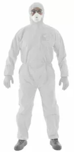 MICROGARD 1500 Plus Einweg Overall Anzug atmungsaktiv Asbesthaube 2-Wege Reißverschluss - Bild 1 von 1
