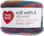 Red Heart Roll With It Melange Yarn-Show Time - 3 Pack
