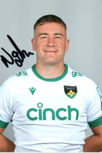 FOTO DE RETRATO 6x4 firmada por Nathan Langdon de los santos northampton + certificado de autenticidad - Imagen 1 de 1