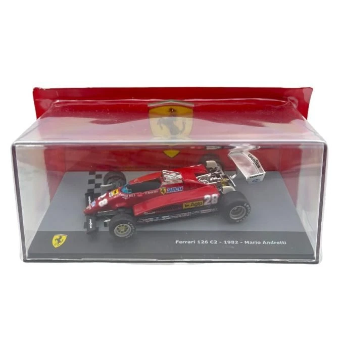 Modellino F1 Atlas Ex Magazine 1/43 Ferrari 126 C2 1982 #28 M. Andretti - Immagine 1 di 1