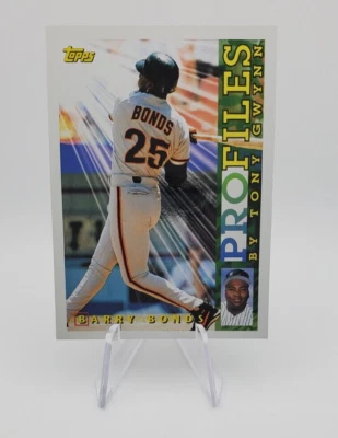 1996 Topps Profiles #NL3 Barry Bonds - Image 1 of 2