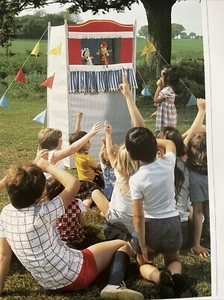 SCHNITTMUSTER Jean Greenhowe Punch + Judy Stand PLUS 6 Puppen Spielzeug RAR - Bild 1 von 10