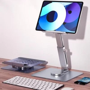 360° Rotating Phone Holder Folding Desk Holder Mount New Tablet Stand - Photo 1/8