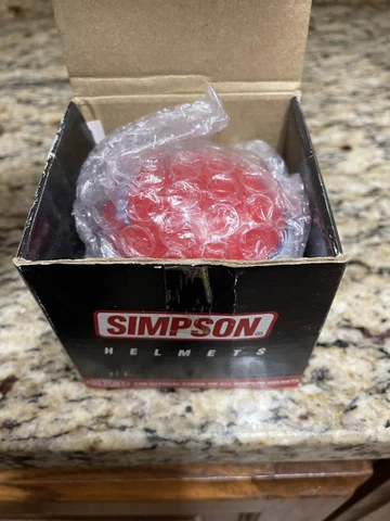 NIB Kenny Bernstein Limited First Edition Simpson Official Mini-Racing Helmet Cover