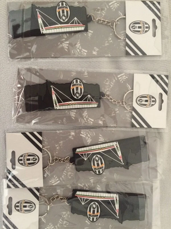[ACQUISTO MINIMO 2 PEZZI] Portachiavi Juventus nuovi originali sigillati - Immagine 1 di 2