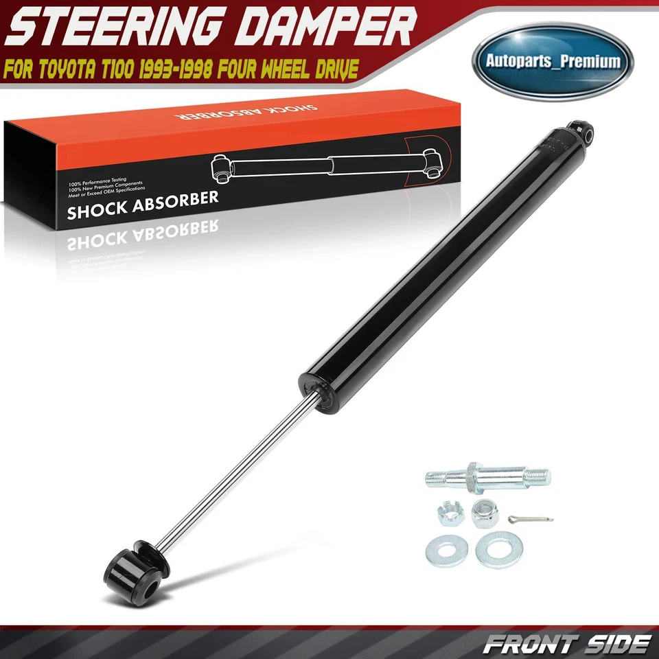 Front Side Steering Damper for Toyota T100 1993 1994 1995-1998 Four Wheel Drive - Image 1 of 4