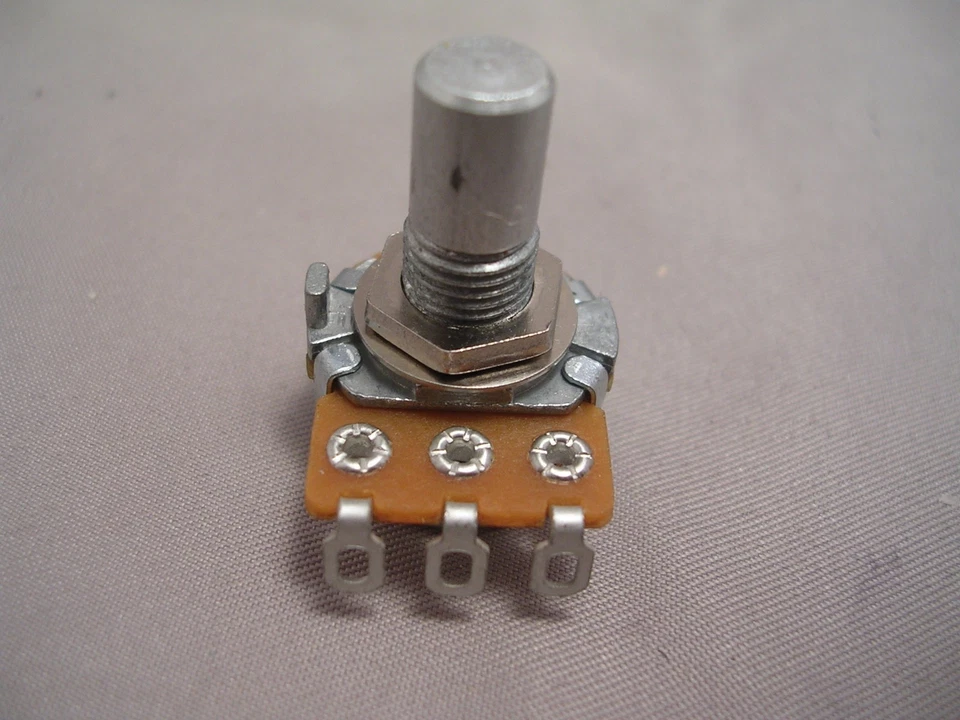 Alpha B25K Mini Pot, Linear Taper .260" Bushing, Solid Shaft-FAST USA SHIP - Image 1 of 3