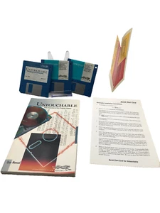 Untouchable DOS Anti Virus Software With Manual & Sticker Sheet - Picture 1 of 4