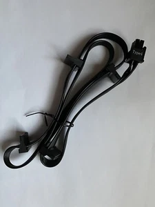 CORSAIR PSU (Type 4) 6PIN to 90° Black SATA Cable With 4 Connectors - - Afbeelding 1 van 1