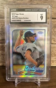 Clayton Kershaw 2014 Topps Chrome 1989 Topps Design Refractor CGC 9 #89TC-CK - Picture 1 of 5