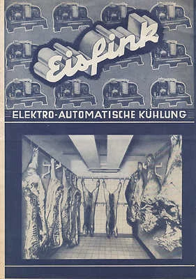 ASPERG, Prospekt 1935, Carl Fink Eis-Schrank-Fabrik Kühlschrank Bier-Ausschank-E - Bild 1 von 3