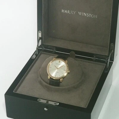 Reloj para hombre Harry Winston Midnight 42 450-MA42R K18PG fecha 42 mm automático plateado Foto 1 de 4