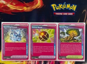 GRAND TREE 136 SPARKLING CRYSTAL 142 DELUXE BOMB 134 STELLAR CROWN ACE SPEC SET - Picture 1 of 1