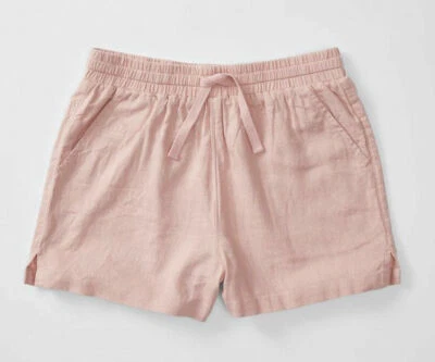 Girls size 10 Pink linen blend elastic waist Target shorts  NEW 2699 - Image 1 of 4
