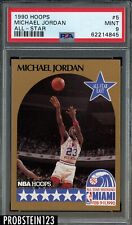 1990 NBA Hoops All-Star #5 Michael Jordan Chicago Bulls HOF PSA 9 MINT