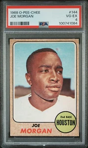 1968 O Pee Chee JOE MORGAN #144 Astros HOF SP Nice Color Topps OPC VG-EX PSA 4 - Picture 1 of 2