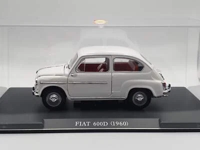 Fiat 600 D 1960 Leo Model 1/24 Bianco - Immagine 1 di 4