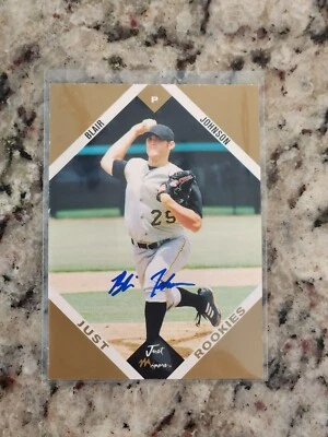 2003 Just Minors Just Rookies Gold Auto /100 Blair Johnson #33 Auto - Image 1 of 2