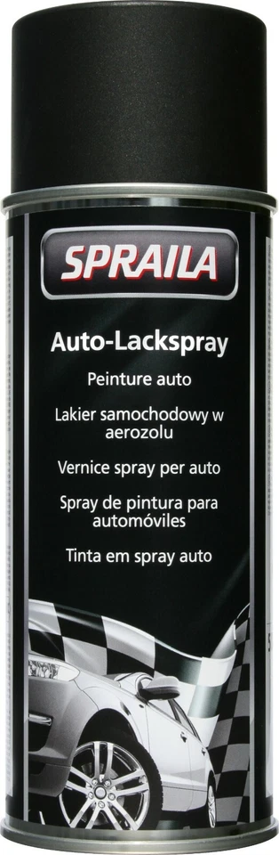schwarz matt Lackspray Sprühlack 400ml Spraydose Autolack Spraila AutoK 300021 - Bild 1 von 1