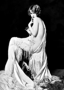 Ziegfeld Follies - Flapper Girl - 8 x 10 PUBLICITY PHOTO Vintage 1920s glamour - Picture 1 of 1
