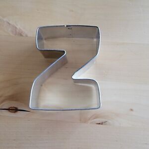 Alphabet Letter Z 3'' Cookie Cutter Metal Kids Name Sandwich Birthday Party