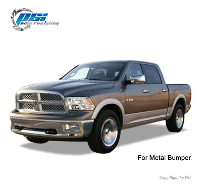 OE Style Fender Flares Fits Dodge Ram 1500 2009-2018 Paintable Finish Full Set - Image 1 of 4