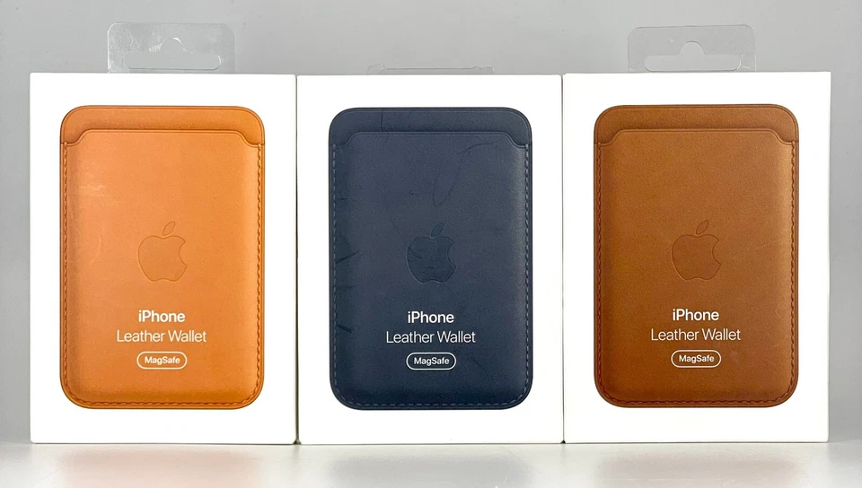 OEM подлинный Apple MagSafe кожаный бумажник для iPhone 12 13 14 15 - все модели - Изображение 1 из 1