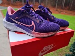Womens Nike Air Zoom Pegasus 40 Shoes Sz. 8.5. EUC! purple - Picture 1 of 9
