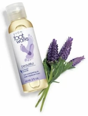 Aceite de lavanda Avon Foot Works 3 en 1 remojo mimador 2 oz nuevo - sellado - envío rápido Foto 1 de 4