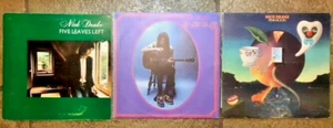 Nick Drake pink rim collection 3 lp's, Bryter Later, Five Leaves Left, Pink Moon - Picture 1 of 17