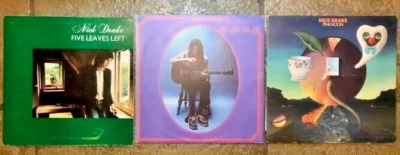 Nick Drake pink rim collection 3 lp's, Bryter Later, Five Leaves Left, Pink Moon - Image 1 of 4