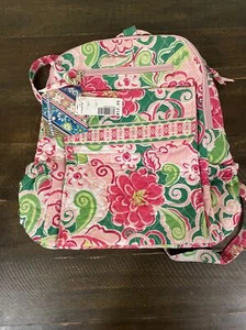 Quilted Backpack New With tags by myquiltedbag pink and green - Picture 1 of 7