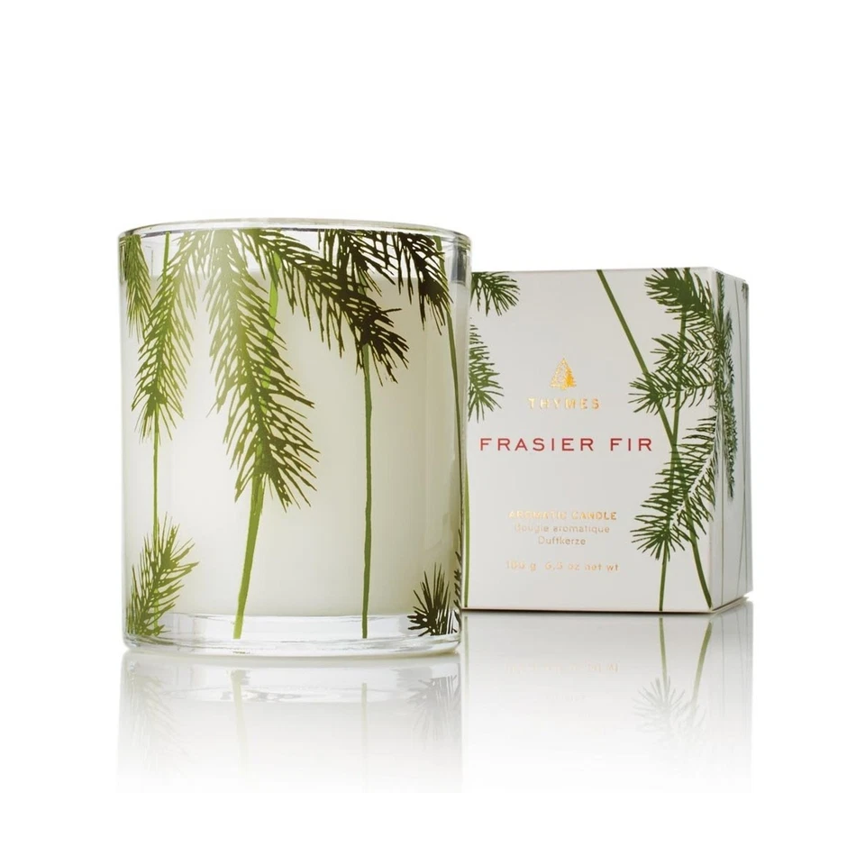 Thymes 0521533000 Frasier Fir 6.5oz. Candle Jar - White