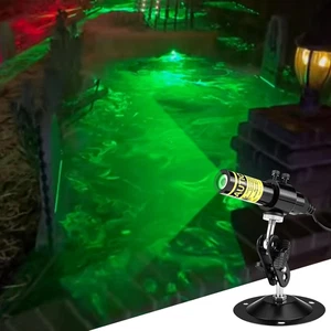 Grüner Laser Halloween Projektor für gruselige Nebel Effekte in Hof & Garten - Bild 1 von 12