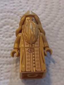 Lego Pearl Gold Albus Dumbledore Minifigur 76391 Harry Potter - Bild 1 von 6
