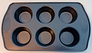 BRAND NEW Wilton 6 Cavity Cup Cake Tin Non-stick - Picture 1 of 3