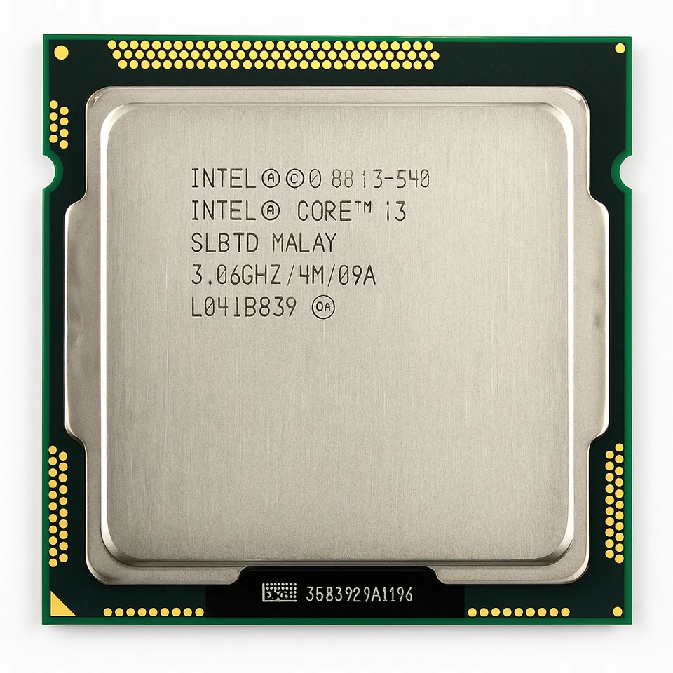 CPU Intel Core i3-540 SLBTD 3,06 GHz socket LGA1156 - Funzionale testato - Bu... - Immagine 1 di 1