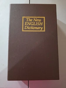 Caja fuerte para libro de desviación con llave portátil nuevo diccionario inglés cajas fuertes ocultas A1 - Imagen 1 de 6